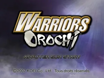 Musou Orochi (Japan) screen shot title